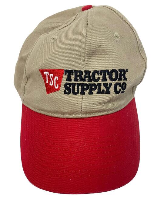 Other - TSC Tractor Supply Company Logo Embroidered  Baseball Hat Cap Khaki Adjustable